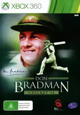 Don Bradman Cricket 14 (USA) box cover front